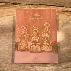 Hallmark Wise Men Pierced Metal Tabletop Christmas Decor NIB